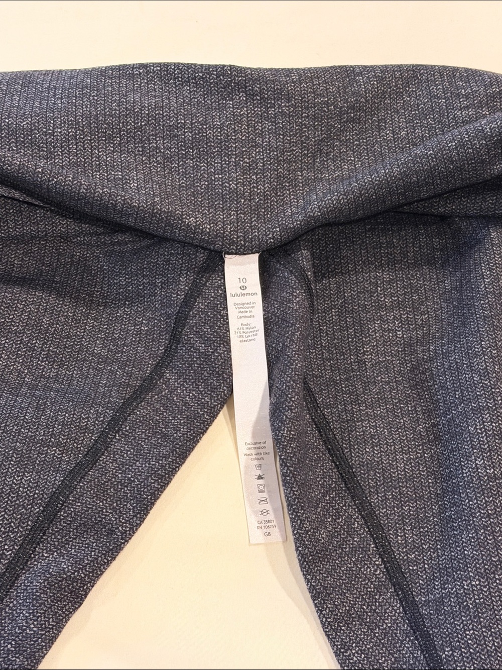 lululemon athletica Men’s Dark Heather Gray Knit Joggers